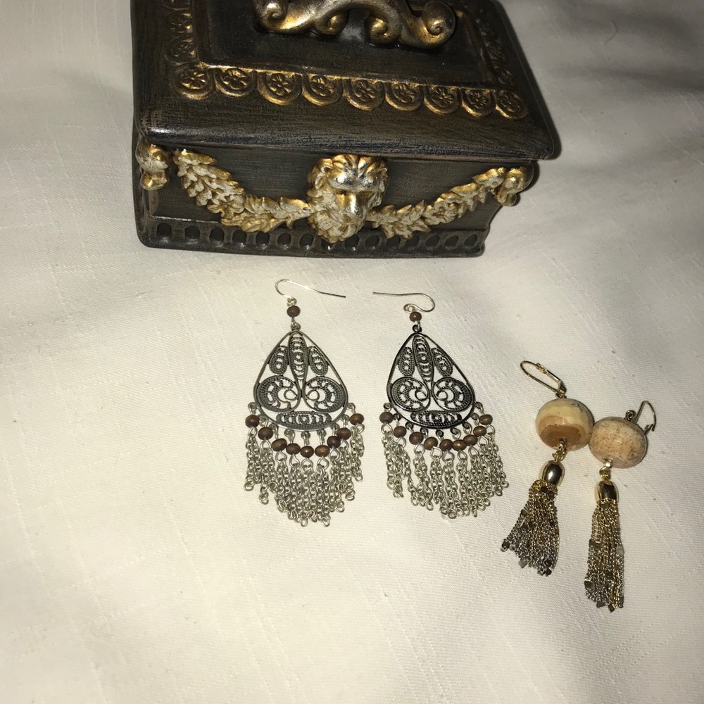 2 pair of  Boho earrings